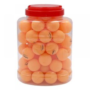 Misaladejuegos Bote 60 Pelotas PVC Softee Tenis Mesa Naranja 24161.275