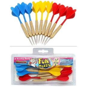 Misaladejuegos Pack Dardos Harrows Fun Darts Laton 2ba 4mm Steel Tip Set 9 Unid. - Imagen 4