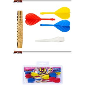 Misaladejuegos Pack Dardos Harrows Fun Darts Laton 2ba 4mm Steel Tip Set 9 Unid. - Imagen 5