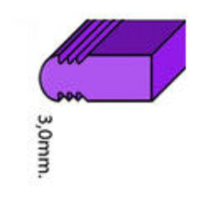 Misaladejuegos Junquillo Billar Sam Morado 2.9mm 1m - Imagen 2