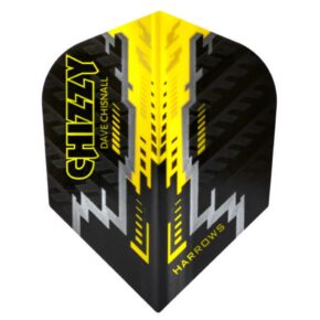 Misaladejuegos Plumas Harrows Darts Flights Prime Chizzy Black Yellow  7532 - Imagen 2