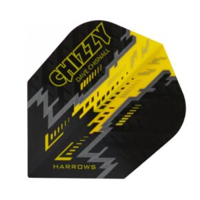 Misaladejuegos Plumas Harrows Darts Flights Prime Chizzy Black Yellow  7532