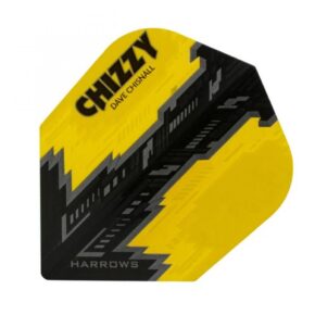 Misaladejuegos Plumas Harrows Darts Flights Prime Chizzy Yellow Black  7531