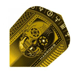 Misaladejuegos Plumas Harrows Darts Flights Prime Gold Skull  7526