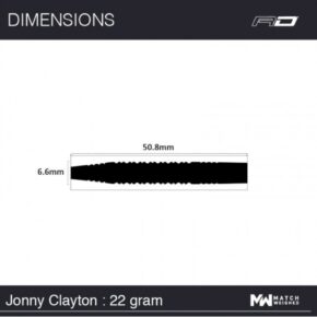 Misaladejuegos Dardos Red Dragon Jonny Clayton V2 90% 22g  RDD1888 22g - Imagen 5