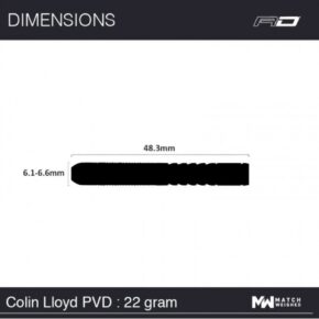 Misaladejuegos Dardos Red Dragon Colin Lloyd Blue PVD 90% 22g RDD1973 - Imagen 6