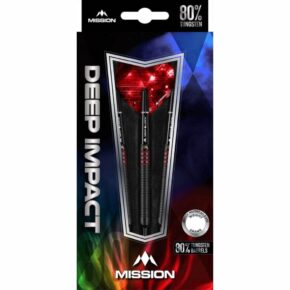 Misaladejuegos Dardos Mission ST. Deep Impact 80% M4 Black Blue 21g D9972 - Imagen 4