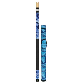 Misaladejuegos Taco Billar Americano Shooter Army Azul Pool Cue + Tubo nº1 19oz 5585.059.19oz
