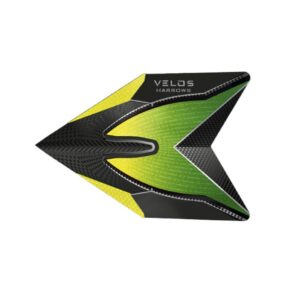 Misaladejuegos Plumas Harrows Darts Flights Velos Green Yellow  1016 - Imagen 3