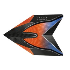 Misaladejuegos Plumas Harrows Darts Flights Velos Orange Blue  1017 - Imagen 3