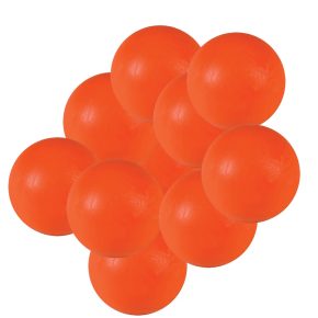Misaladejuegos Bola Futbolin Polietileno Naranja 16gr 33mm 10 unid