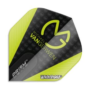 Misaladejuegos Plumas Winmau Darts Prism Delta MvG Black Green  6915.207 - Imagen 2