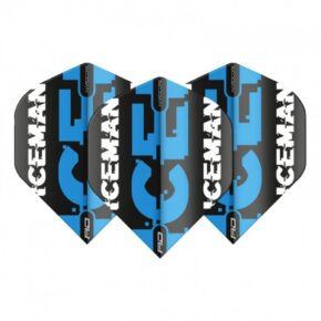 Misaladejuegos Plumas Flights Red Dragon Hardcore Gerwyn Price Black  Blue Logo  TF6478 - Imagen 2