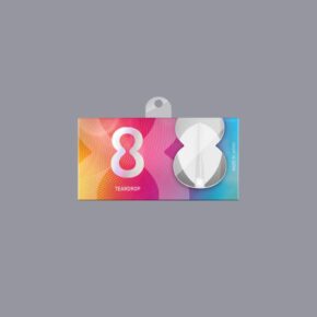 Misaladejuegos Plumas Flights 8 Flights Pear White Set 3 Unit.  400022 - Imagen 4