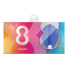 Misaladejuegos Plumas Flights 8 Flights Pear Blue Set 3 Unit.  400023 - Imagen 3