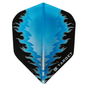Misaladejuegos Plumas Target Darts Vision Blue Fire NO6  300600 - Imagen 2