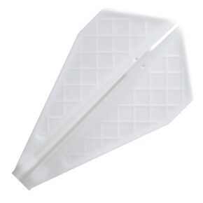 Misaladejuegos Plumas Cosmo Darts Flights Flight Pro V-1 White - Imagen 2
