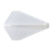 Misaladejuegos Plumas Cosmo Darts Flights Flight Pro V-2 White - Imagen 3