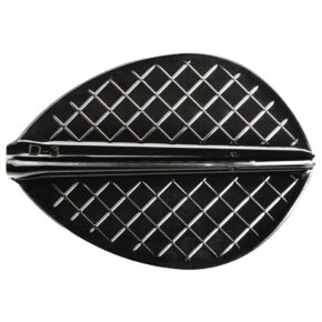 Misaladejuegos Plumas Cosmo Darts Flights Flight Pro D-3 Black - Imagen 2