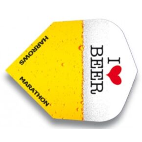 Misaladejuegos Plumas Harrows Marathon Standard I Love Beer  1534 - Imagen 2