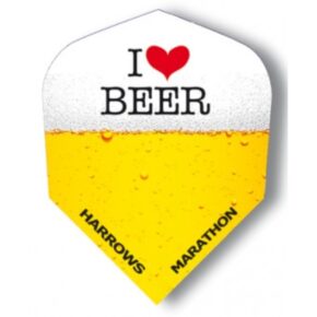 Misaladejuegos Plumas Harrows Marathon Standard I Love Beer  1534
