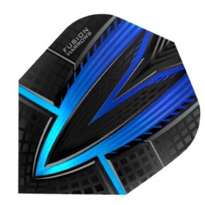 Misaladejuegos Plumas Harrows Darts Flights Fusion Blue Aqua   4400