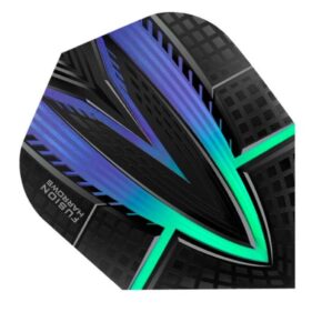 Misaladejuegos Plumas Harrows Darts Flights Fusion Blue Greeen  4401.. - Imagen 2