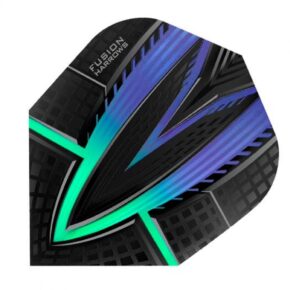 Misaladejuegos Plumas Harrows Darts Flights Fusion Blue Greeen  4401..