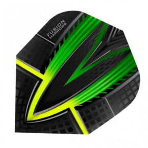 Misaladejuegos Plumas Harrows Darts Flights Fusion Green Yellow  4404