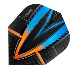 Misaladejuegos Plumas Harrows Darts Flights Fusion Aqua Orange  4405..