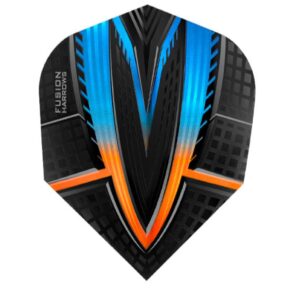 Misaladejuegos Plumas Harrows Darts Flights Fusion Aqua Orange  4405.. - Imagen 3