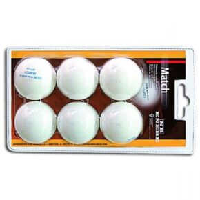 Misaladejuegos Blister 6 Pelotas Ping Pong Enebe Match Blancas 845505 - Imagen 2