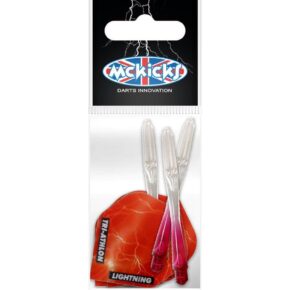 Misaladejuegos Sistema Cañas + Pluma Mckicks Thunder Lightning Red Flight Shaft Set MK-35101 - Imagen 2
