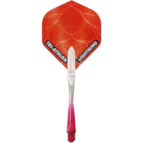 Misaladejuegos Sistema Cañas + Pluma Mckicks Thunder Lightning Red Flight Shaft Set MK-35101