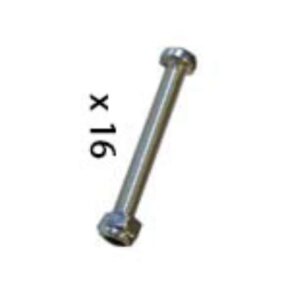Misaladejuegos Pack 16 Tornillo Puño Futbolin Barra 13mm 38x4mm - Imagen 2