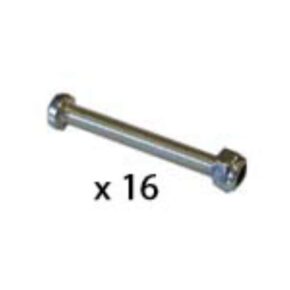 Misaladejuegos Pack 16 Tornillo Puño Futbolin Barra 13mm 38x4mm
