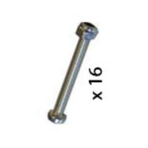 Misaladejuegos Pack 16 Tornillo Puño Futbolin Barra 13mm 38x4mm - Imagen 3