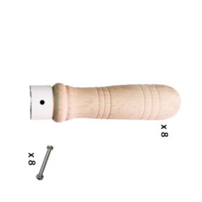 Misaladejuegos Pack 8 Puño Futbolin Duguespi para barra 13mm + 8 Tornillos - Imagen 2