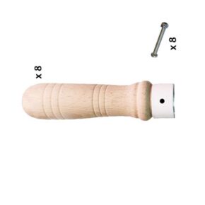 Misaladejuegos Pack 8 Puño Futbolin Duguespi para barra 13mm + 8 Tornillos - Imagen 3