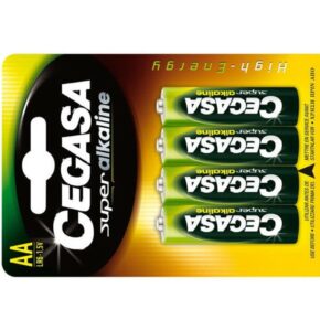 Misaladejuegos Pila Cegasa LR6 1.5V AA Super Alkalina 4 unid. 000150 - Imagen 3