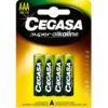 Misaladejuegos Pila Cegasa LR3 1.5V AAA Super Alkalina 4 unid. 000146