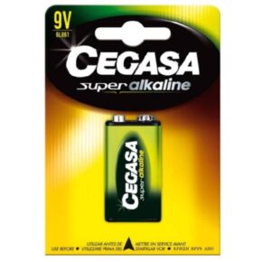 Misaladejuegos Pila Cegasa 6LR61 9V Super Alkalina 1 unid. 000145