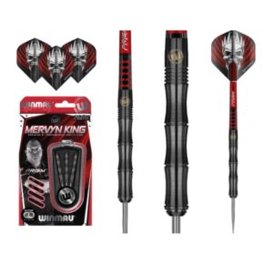 Misaladejuegos Dardos Winmau Mervyn King Black 22g 90% 1413.22 - Imagen 2