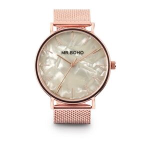 Misaladejuegos Reloj  Mr. Boho Metallic Rosado Mop Blanco 40mm 00728798