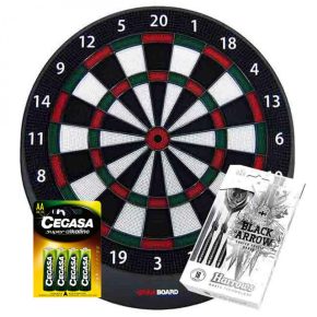 Misaladejuegos Pack Diana Electrónica GranBoard Dash Verde + Pilas + Dardos