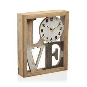 Misaladejuegos Reloj mesa metal love 25 cm 21110269