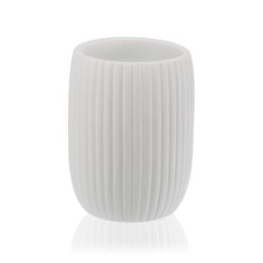 Misaladejuegos Vaso cepillos blanco rayas 20330512