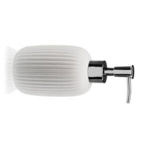 Misaladejuegos Dispensador jabón  blanco rayas 20330511 - Imagen 2