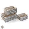 Misaladejuegos Set de 3 cajas de madera 20890021