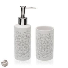 Misaladejuegos Set dispensador baño ceramica modelo Mandala 21970037